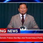 Prabowo Akan Maju 2029