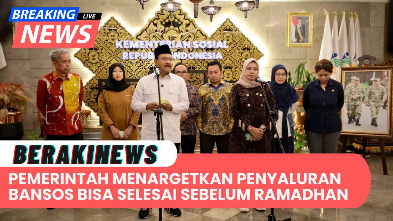 Pemerintah Menargetkan Penyaluran Bantuan Sosial Bisa Selesai Sebelum Bulan Ramadhan